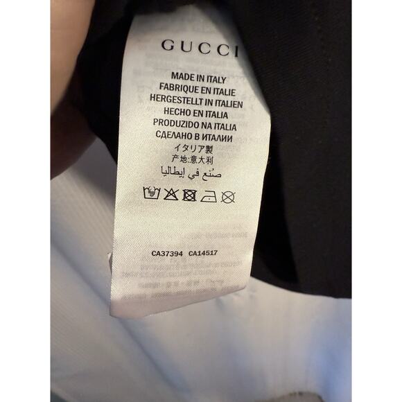 Gucci Sequin Maison Lamour One Size Black T-shirt Preowned Excellent Condition - Picture 5 of 7